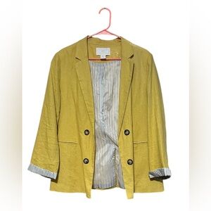 Halston Mustard Blazer for Women